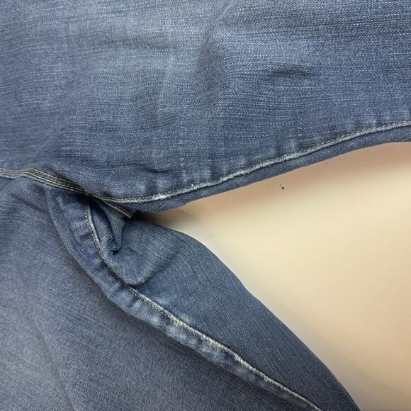 Torrid Womens Blue Denim Medium Wash Sky High Skinny Jeans Size 24r Plus Stretch - Picture 6 of 8